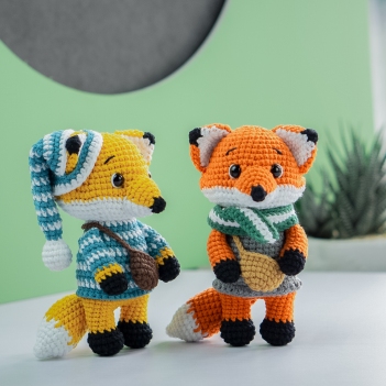 Suri Fox amigurumi pattern by Lennutas