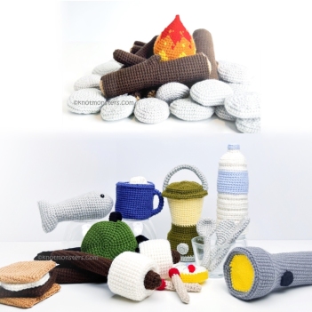 Campfire Edition amigurumi pattern by Knotmonster