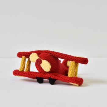 Biplane Airplane Amigurumi amigurumi pattern by The Flying Dutchman Crochet Design
