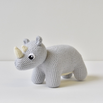 Rhino Amigurumi amigurumi pattern by The Flying Dutchman Crochet Design