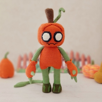 Gourdy, full name Gourdy Holloway amigurumi pattern by Iryna Zubova
