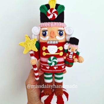 Christmas Nutcracker amigurumi pattern by Miss Daisy Handmade