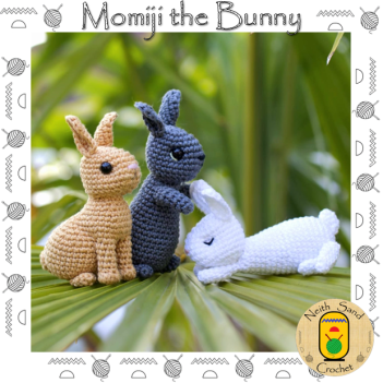 Momiji the Bunny amigurumi pattern by Neith Sand Crochet