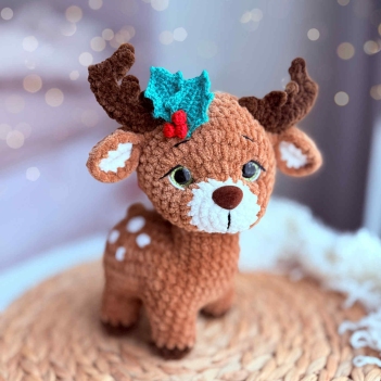 Rudy the reindeer amigurumi pattern by DanArtEstonia