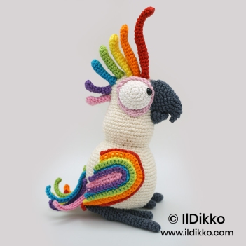 Coco the Cockatoo amigurumi pattern by IlDikko