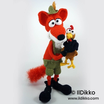 Fritz the Fox amigurumi pattern by IlDikko