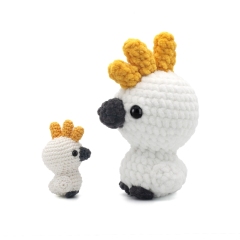 Lori the Cockatoo amigurumi pattern by DIY Fluffies