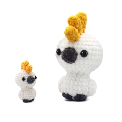 Lori the Cockatoo amigurumi by DIY Fluffies