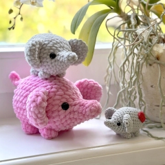 Mini Love Elephant amigurumi pattern by DIY Fluffies