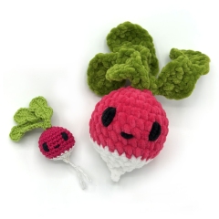 Mini Radish amigurumi pattern by DIY Fluffies