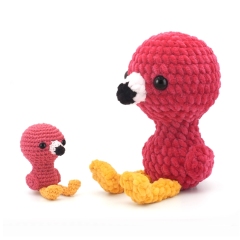 Vicky the Flamingo amigurumi by DIY Fluffies