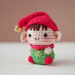 Mini Christmas Elves amigurumi pattern by Khuc Cay