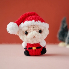 Mini Christmas Grandparents amigurumi pattern by Khuc Cay