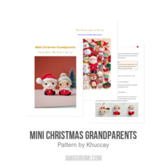 Mini Christmas Grandparents amigurumi pattern by Khuc Cay
