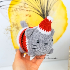 3 in 1 Christmas CAT family amigurumi pattern by TANATIcrochet