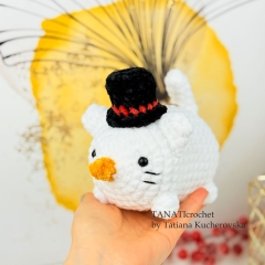 3 in 1 Christmas CAT family amigurumi pattern by TANATIcrochet