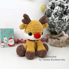 Christmas Deer amigurumi pattern by TANATIcrochet