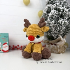 Christmas Deer amigurumi pattern by TANATIcrochet