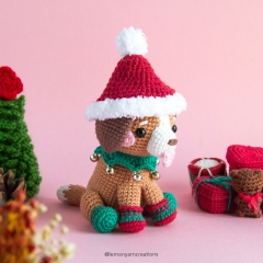Darwin the Dog amigurumi pattern by Lemon Yarn Creations