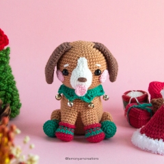 Darwin the Dog amigurumi by Lemon Yarn Creations