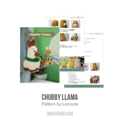 Chubby Llama amigurumi pattern by Lennutas