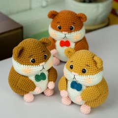 Pip the Hamster amigurumi by Lennutas