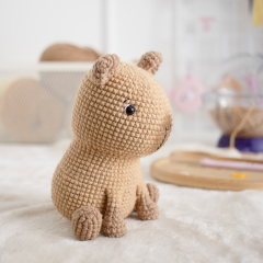 Capybara Sandy amigurumi pattern by GatoFio