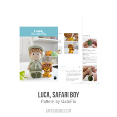 Luca, Safari boy amigurumi pattern by GatoFio