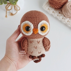 Atena, the Owl amigurumi by Ana Maria Craft