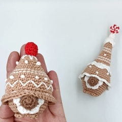 Christmas Mini Gnomes 2 amigurumi pattern by IwannaBeHara