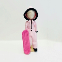 Snowboard outfit amigurumi pattern by Fluffy Tummy