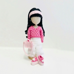Snowboard outfit amigurumi by Fluffy Tummy