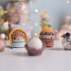 Mini Nativity scene amigurumi pattern by O Recuncho de Jei