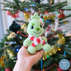 No-Sew Green Villain amigurumi pattern by Crochet Pattern By Nina