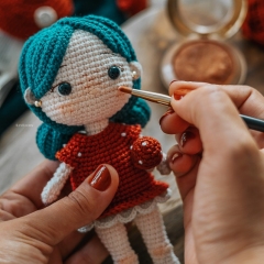 Amanita - The Mushroom Girl amigurumi pattern by LovLoops