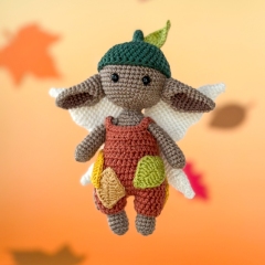 Autumn Pixie amigurumi pattern by Pracownia Blask
