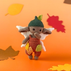 Autumn Pixie amigurumi by Pracownia Blask