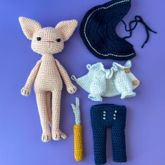 Madame Clawdia amigurumi by Pracownia Blask