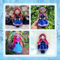 Princess Anna mini doll amigurumi pattern by Co Tam Crafts