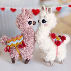 Alpacas Mili and Ivo amigurumi by Loopy Pattern