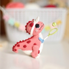 Dinosaur Carnotaurus Roger amigurumi pattern by Loopy Pattern