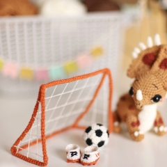 Dinosaur Styracosaurus Kelly amigurumi by Loopy Pattern