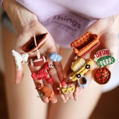 Friends TV show Icons amigurumi pattern by Loopy Pattern