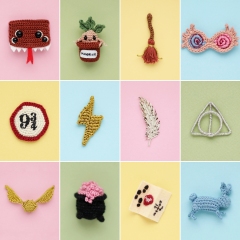 Hogwarts Castle Advent Calendar amigurumi pattern by Loopy Pattern