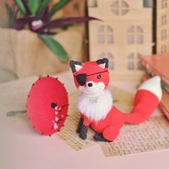 Fox Hua Cheng (TGCF) amigurumi by Crochery