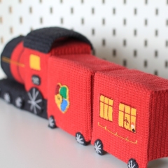 Hogwarts Train Advent Calendar amigurumi by Crochery