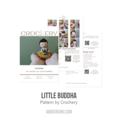 Little Buddha amigurumi pattern by Crochery