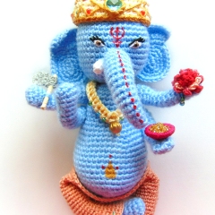 Elephant Lord Ganesha amigurumi pattern by Crochery