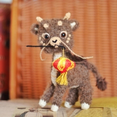 Qilin Yangmei Fantastic beast amigurumi by Crochery