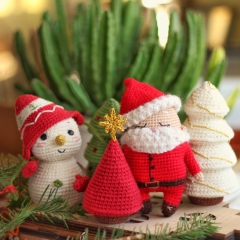 Santa Claus (Father Christmas) amigurumi pattern by Crochery